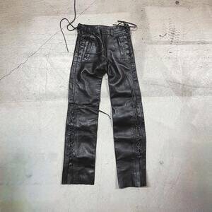 Kadoya sidewinder 3 leather lace up pants